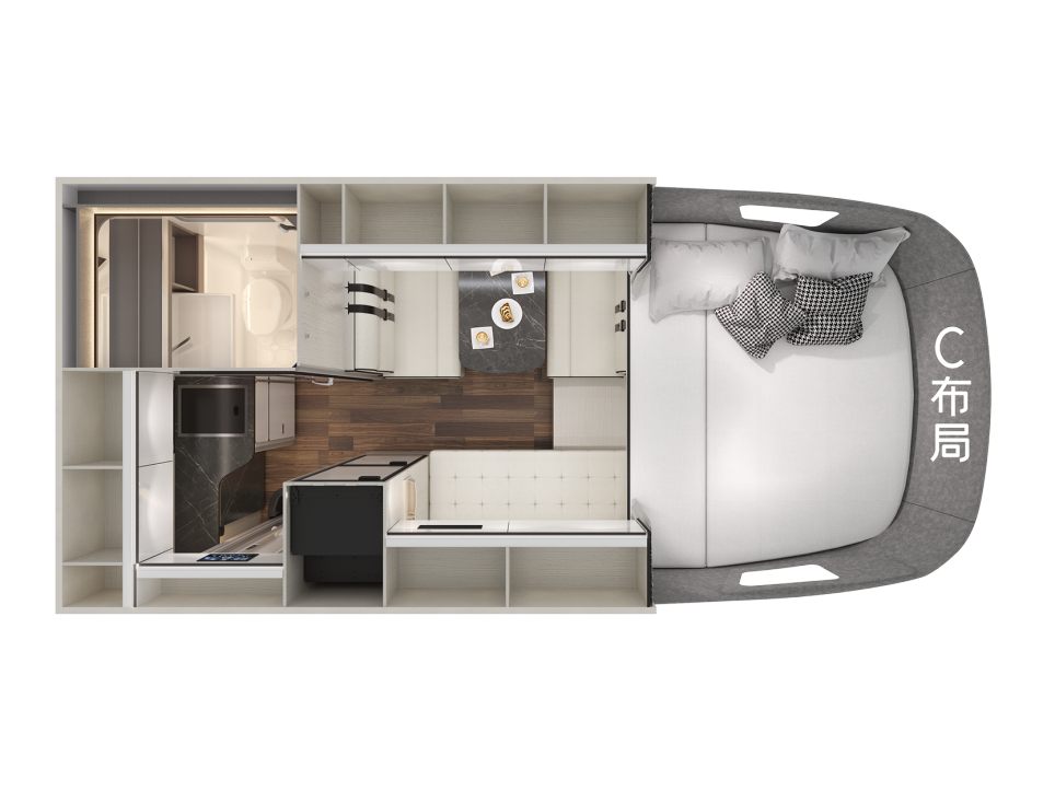 自由炮系列房車布局盤點，總有一款適合你！